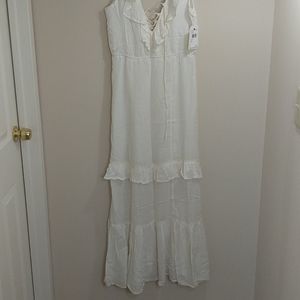 NWT Billabong white sleeveless dress